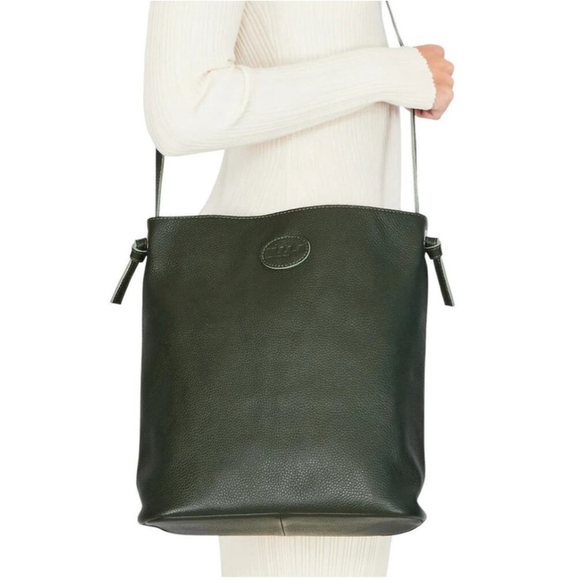 M.I.L.A Handbags - Never Used! M.I.L.A “Jackie” Forest Green Leather Crossbody Bag